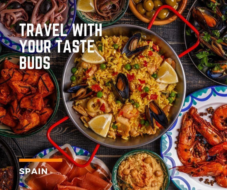 Travel with your Taste Buds - background banner